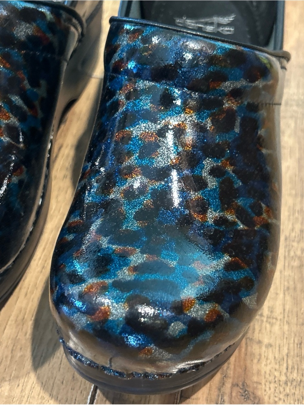 DANSKO CLOGS CHEETAH PRINT Women’s 39 (US 8.5) - Picture 4 of 12